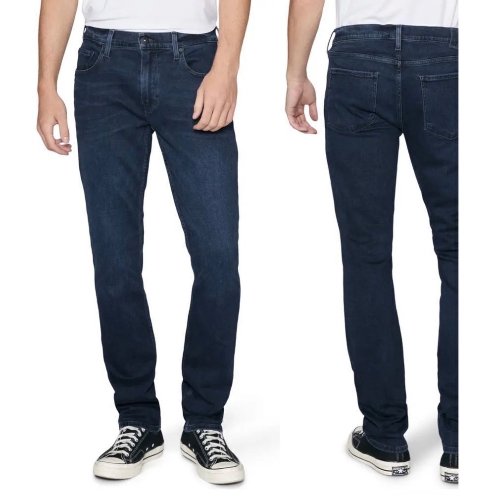 Paige Men’s Federal Blue Jeans M655521-4010 W4010 INKWELL DNM521 Measure Sz 30